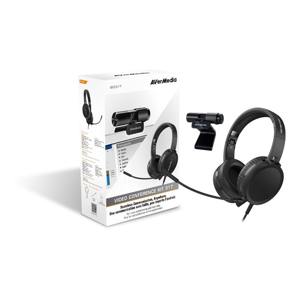 VideoConferenceKIT317 USBヘッドセット+フルHDWebカメラセット BO317