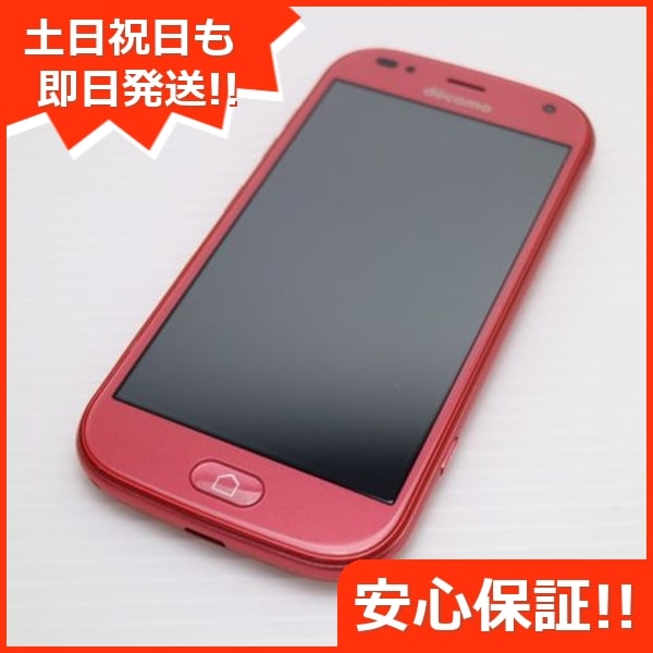 超美品 F-42A らくらくスマートフォン ピンク 白ロム 富士通 34