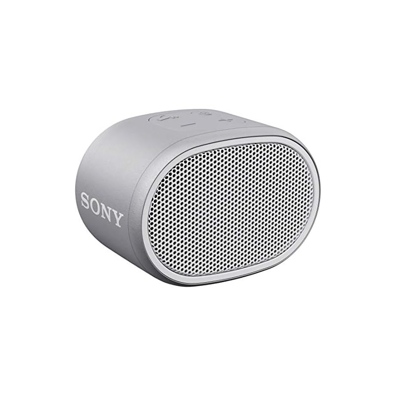 ソニー(SONY) ワイヤレスポータブルスピーカー SRS-XB01 W : 防水 Bluetooth スマホなしで操作可能 ストラップ付属 2018年モデル / マイク付き/ ホワイト
