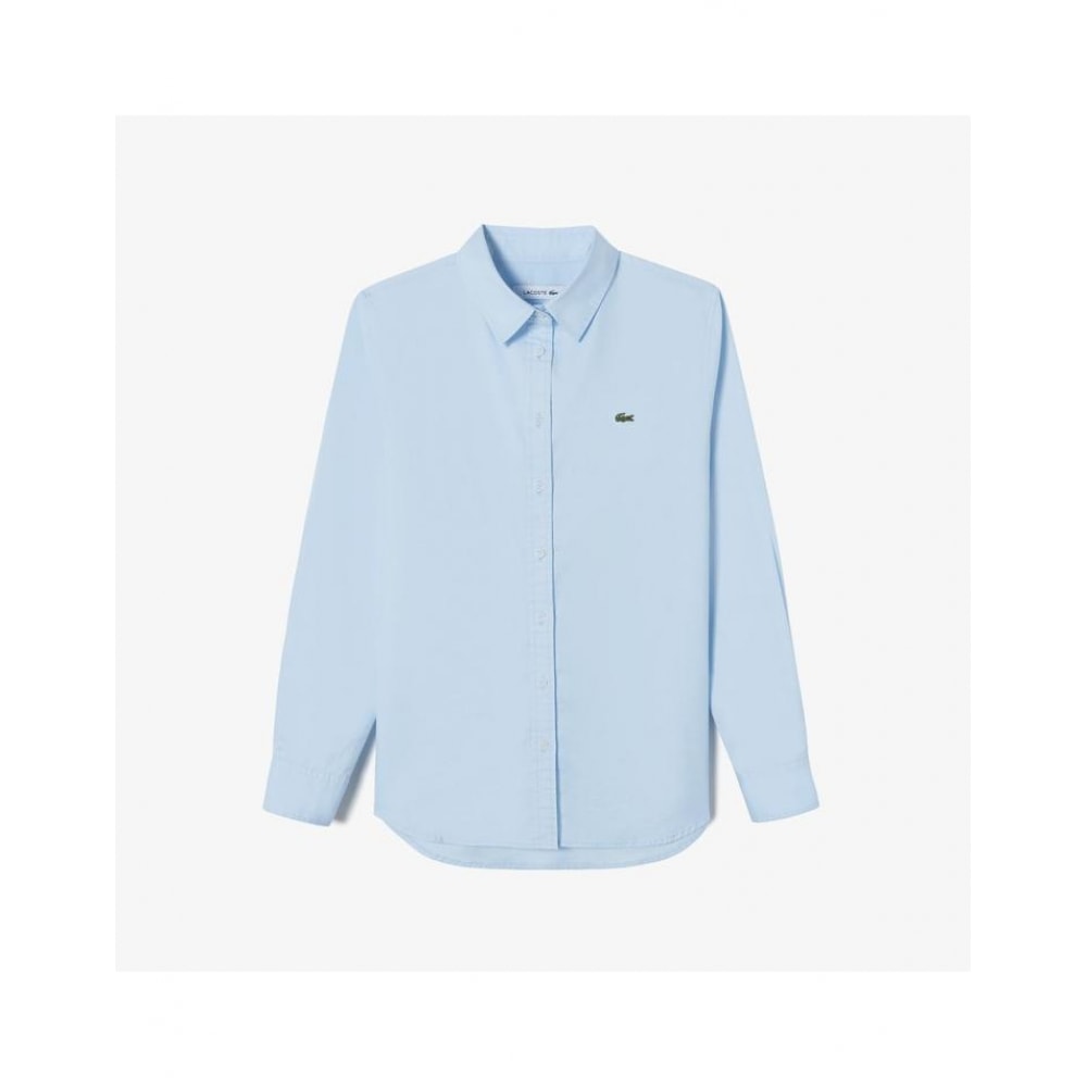 ラコステレディースベーシックオックスフォードストレッチシャツ CF594E-55G T01