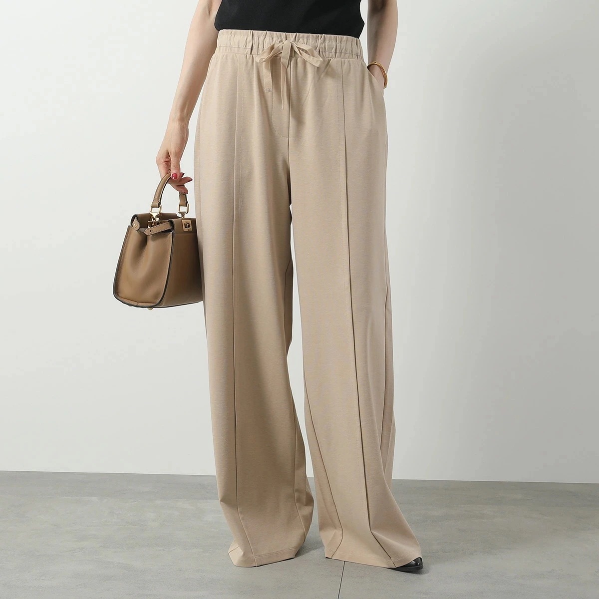 WEEKEND MAX MARA ウィークエンド マックスマーラ リラックスパンツ SUB サブ レディース イージーパンツ ロング丈 ストレート 002