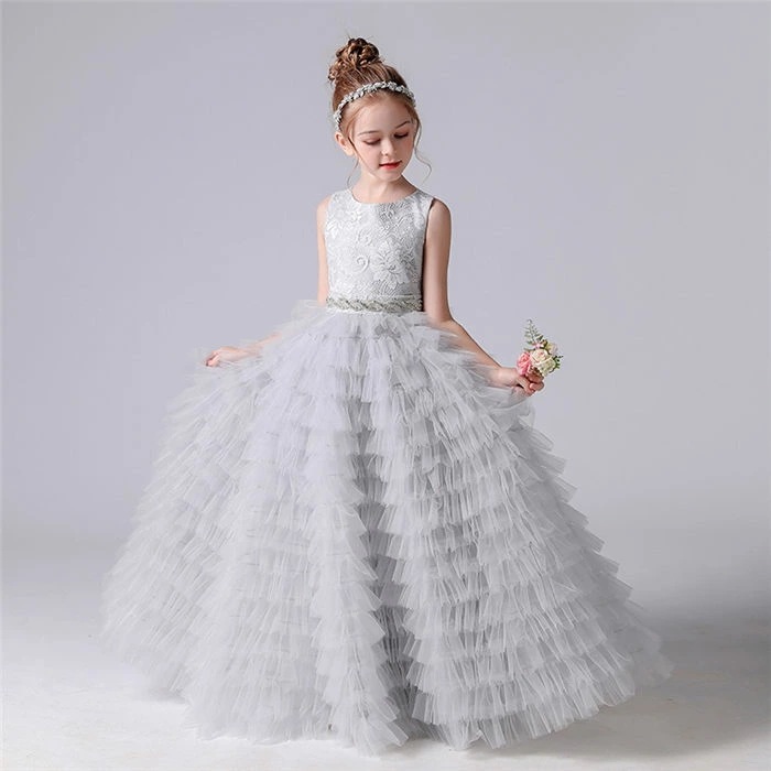 スマートな選択ドレス 子供ドレス ロングワンピース 高級dress ピアノ発表会 子供ドレス 誕生日 パーティー ベビードレス ピアノ発表会 ロングドレス 刺繍 プレゼント 子どもドレス フォーマル