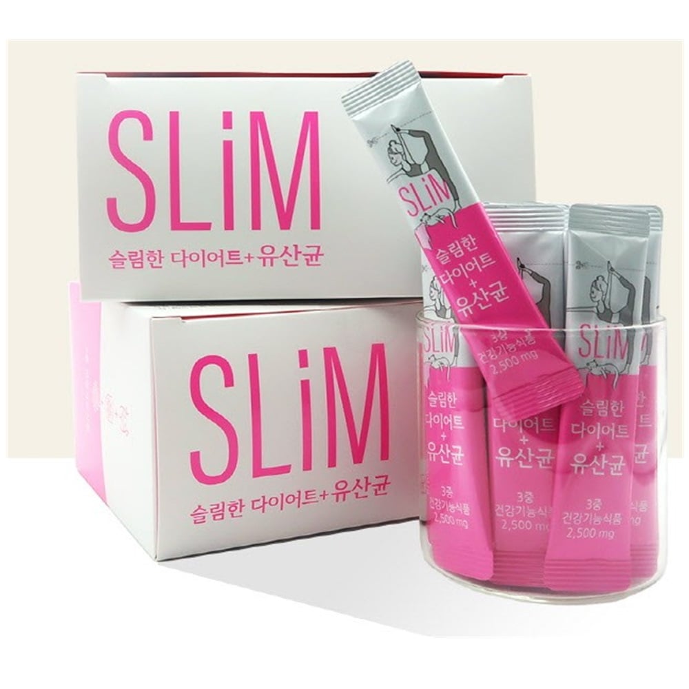 韓国ラクトテミ スリムなダイエット+乳酸菌 2500mg x 60包 内臓皮下脂肪減少