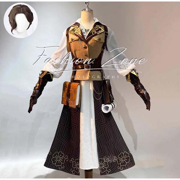 IdentityV 第五人格 風 昆虫学者 荒原の花 コスプレ衣装 ウィッグ cosplay ハロウィン 演出服 変装