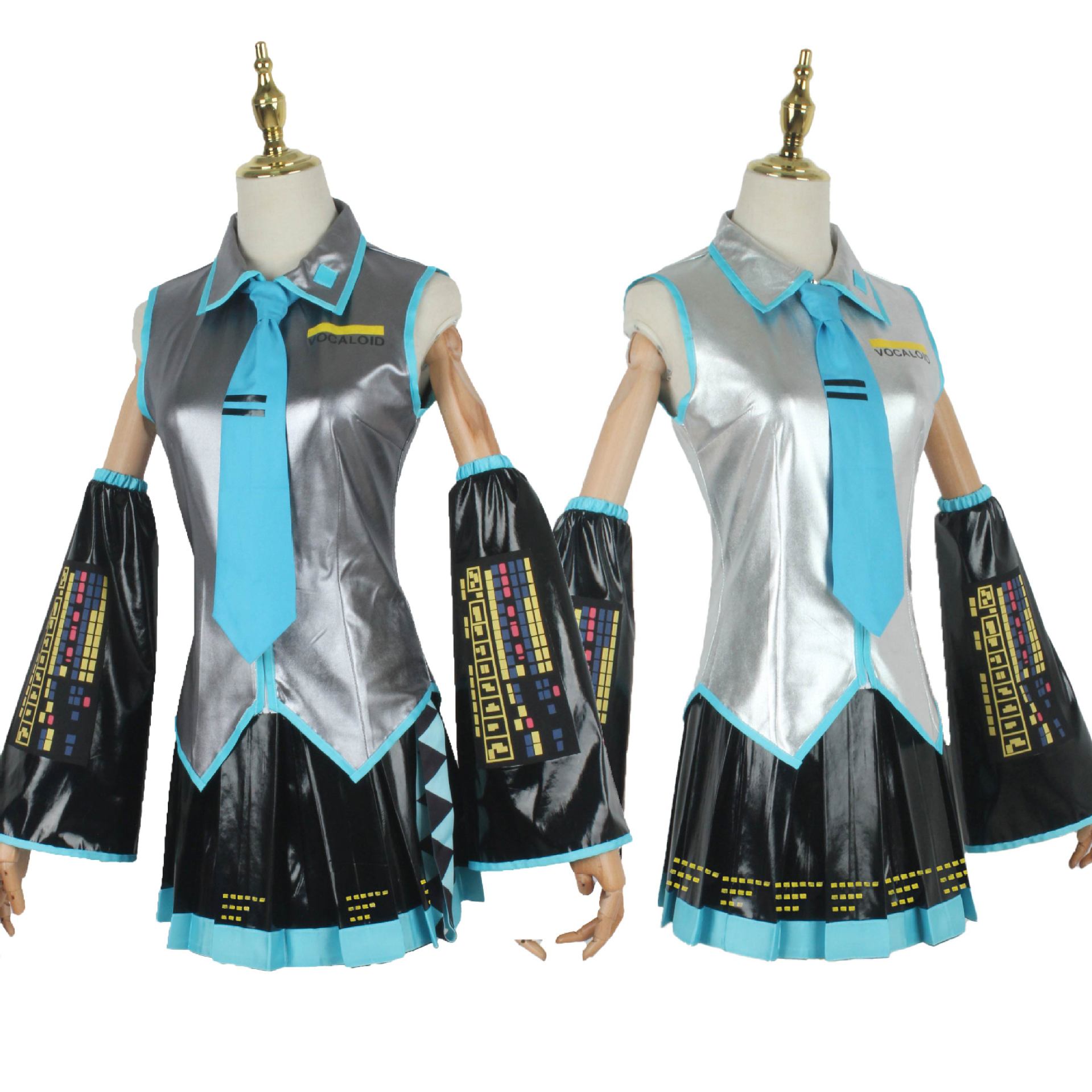 Cos服バーチャルアイドル二次元アニメコスプレ服全セット漆皮制服コスプレ