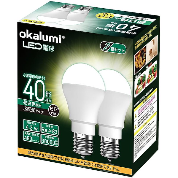 Qoo10] okalumi LED電球 E17口金