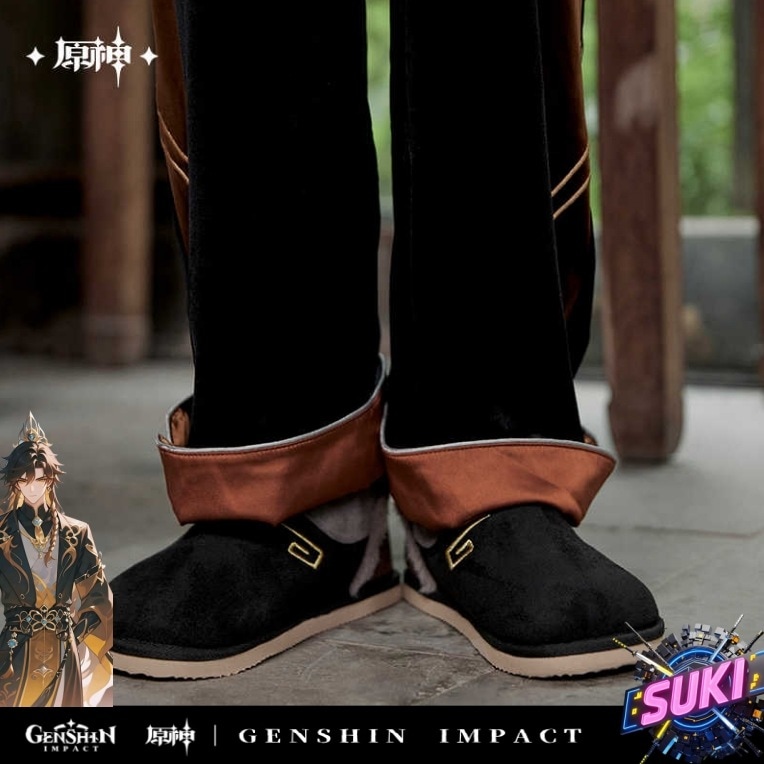 「スリッパ」【プロ品質を極める!】原神 グッズ / 鍾離 インプレッションシリーズ / Genshin Impact Zhongli 钟离 げんしん コスプレ 5,584円