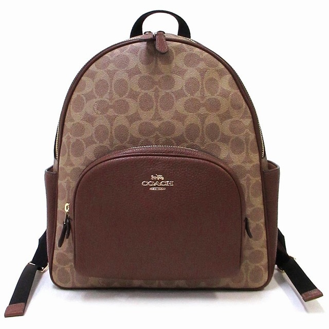 コーチ バッグ COACH アウトレット シグネチャー キャンバス コート バックパック リュックサック CZ176 IMXHE