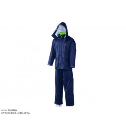 スミクラ レインウェア 透湿MOAシータ レインスーツ ネイビー LL A-660