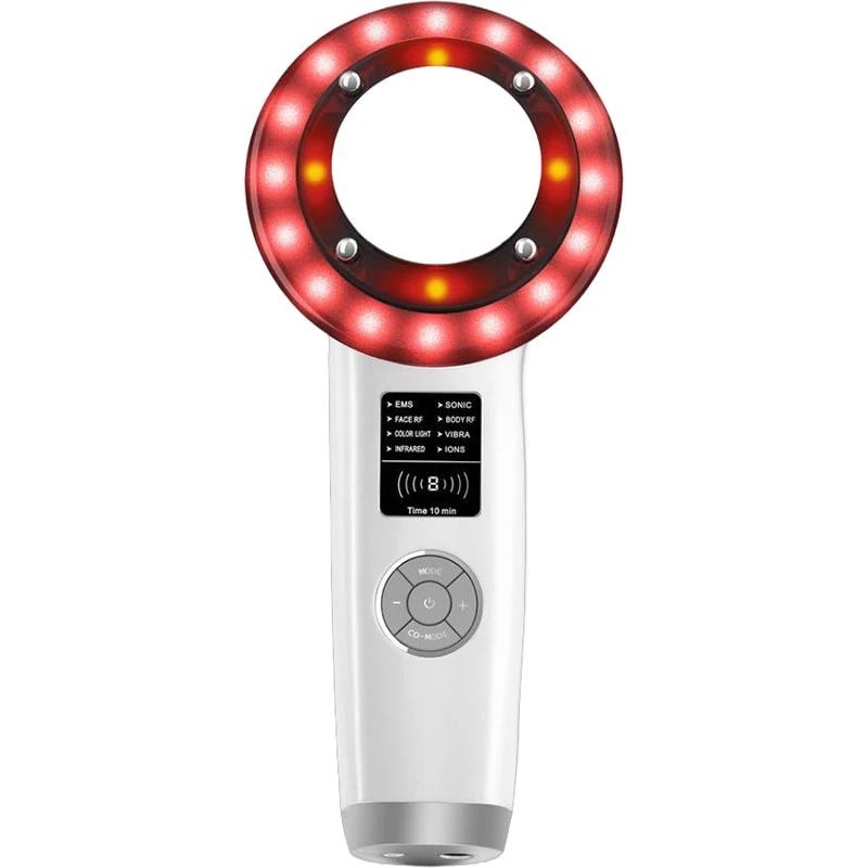 8-in-1セルラー温熱導入EMS微小電流6色光子振動超音波美容器30%までに制限