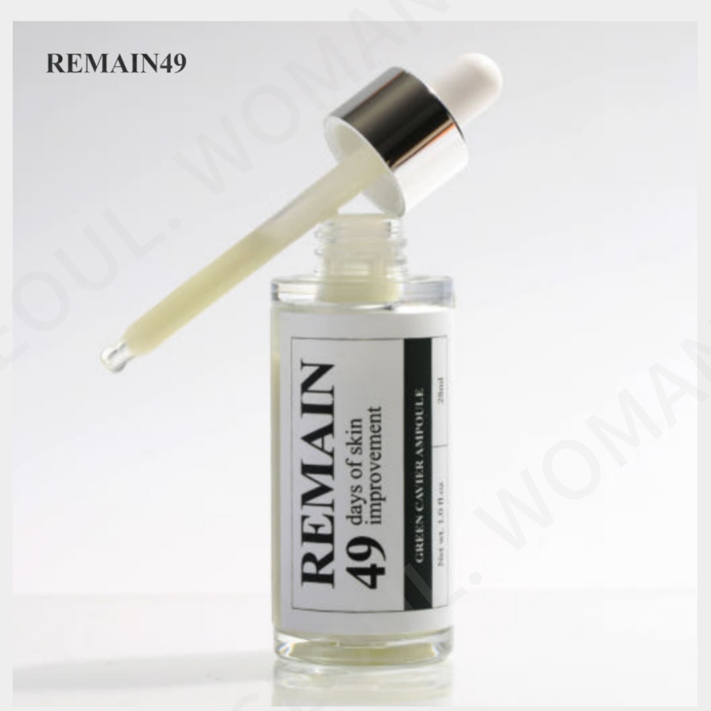 リメイン49 14日 プロジェクト リペア グリーン キャビア アンプル 28ml 毛穴しわ美白ケア EGF PDRN