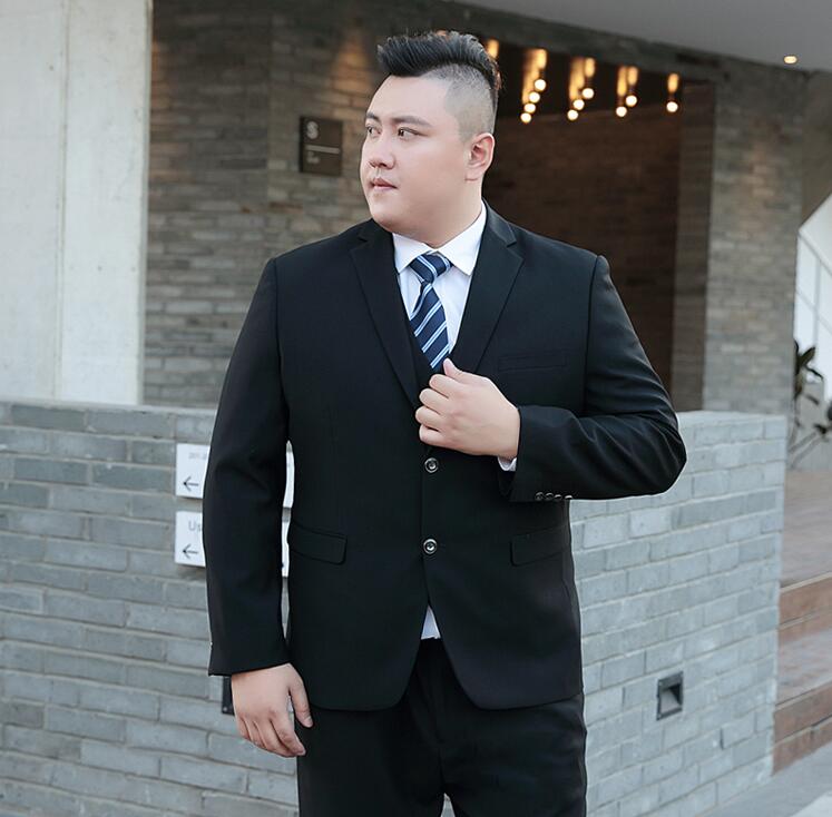 【即納】メンズスーツ 大きいサイズ 10XLまで 4点セット 長袖ジャケット＋パンツ＋ベスト＋シャツ 礼服 スーツ 無地 二つボタン 結婚式 花婿 撮影 セットアップ おしゃれ 着痩せ セレモニー ビ