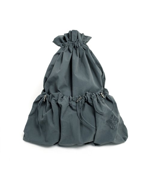 HIDDEN BEHIND 3POCKET STRING BAG (CHARCOAL)