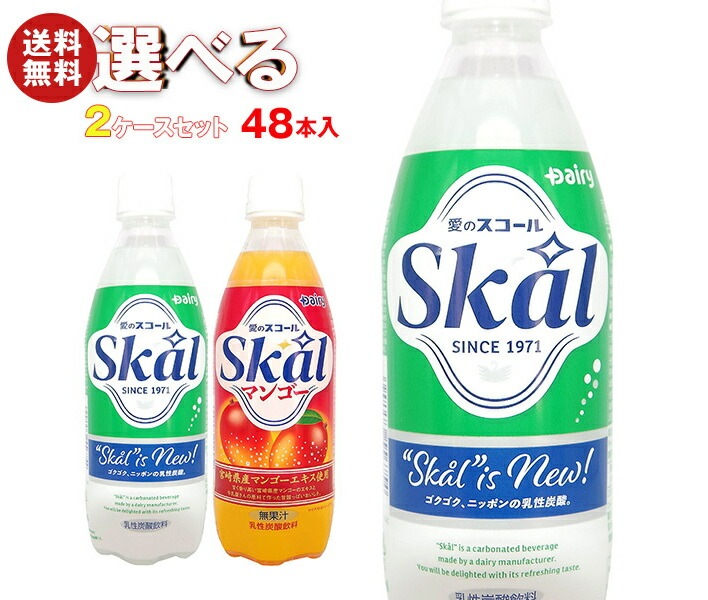 南日本酪農協同 スコール 選べる2ケースセット 500mlPET＊48(24＊2)本入