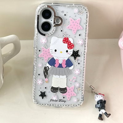 Qoo10] アカデミア風 キティちゃん iphone