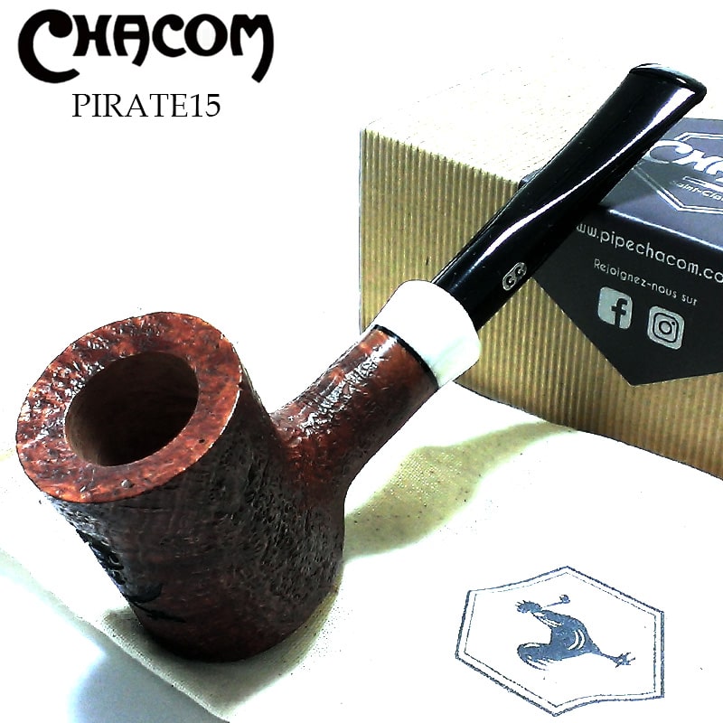 パイプ シャコム パイレーツ155 喫煙具 スカル CHACOM おしゃれ タバコ 海賊 パイプ本体 かっこいい 高級 フランス製 メンズ ギフト プレゼント
