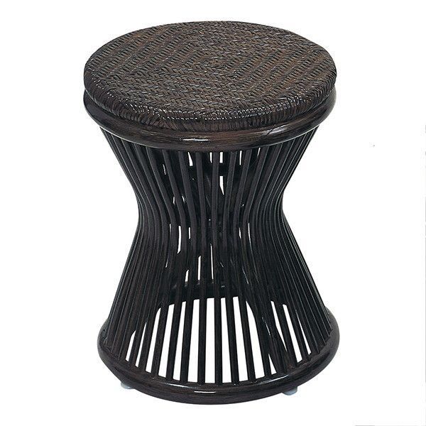 サンフラワーラタン C4181BK ラタンスツール