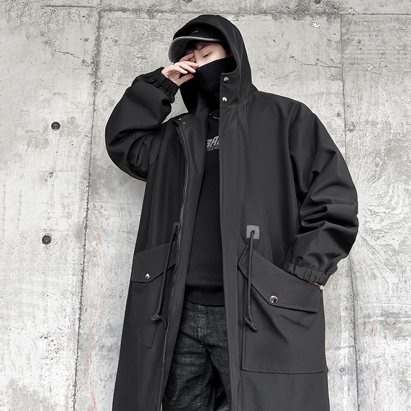 コート メンズ 冬服 ロング コート チェスターコート ゆったり スプリングコート トレンチコート フード付き 無地