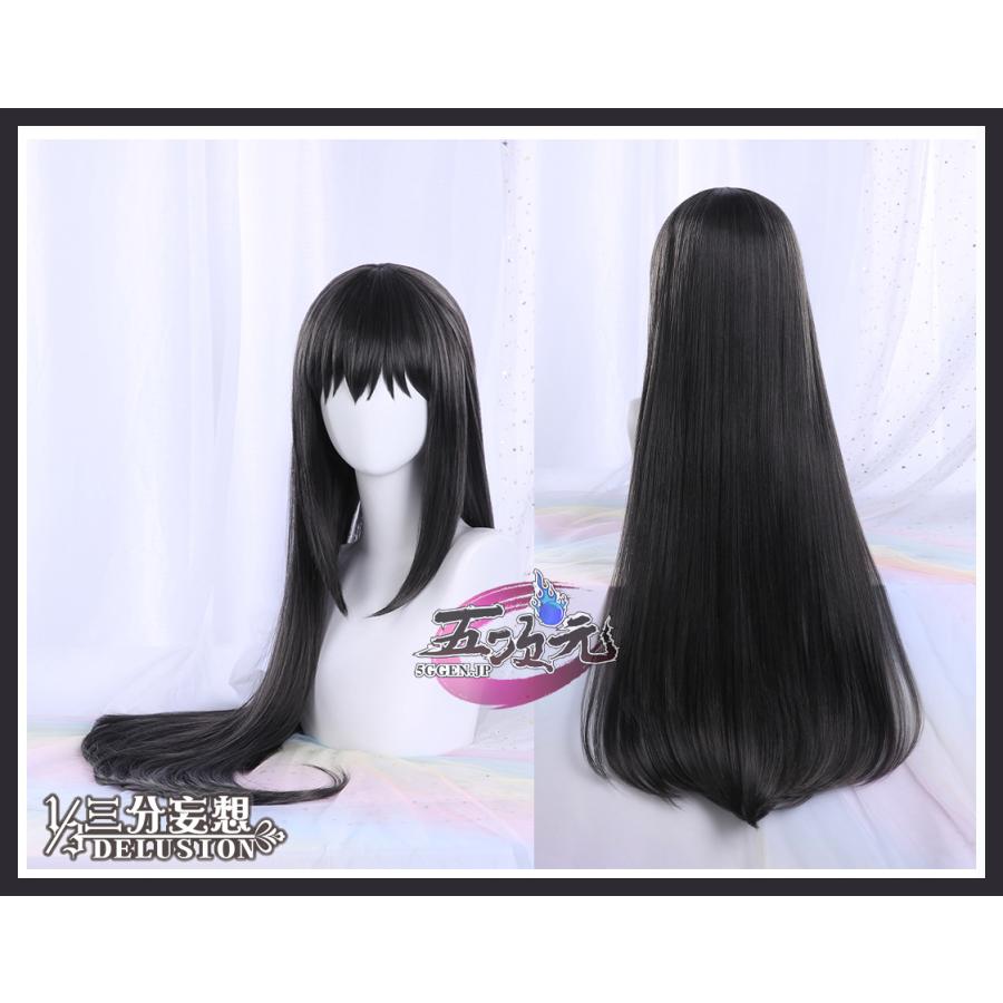 ハロウィン レディース ウィッグ イベント用品 パーティー　魔法少女まどかマギカ　コスプレ　暁美 ほむら　ウィッグ