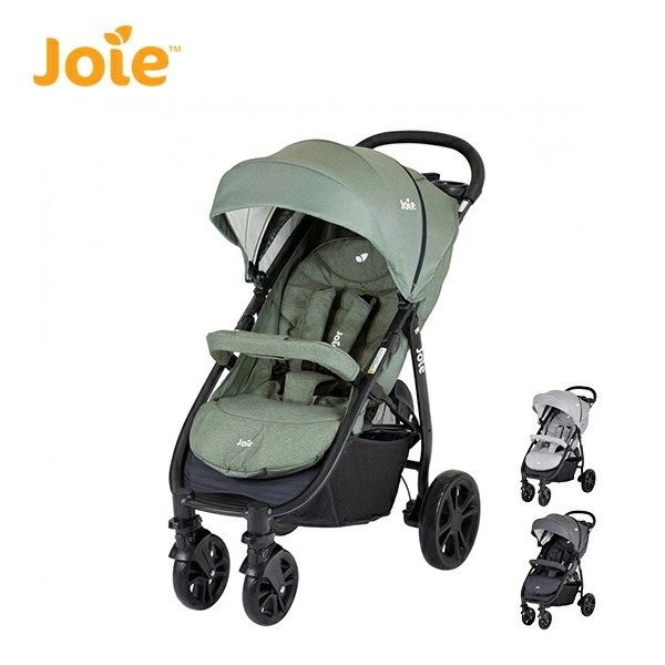 ジョイー Joie ベビーカー ライトトラックス4 (レインカバー付き)生後1か月から体重15kg(目安として36か月まで)