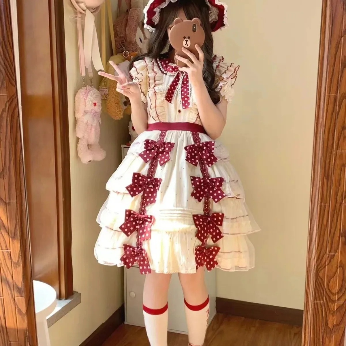 【急速出荷】無.料 にゃーん ベリーラバー 可愛い日常 甘い少女ワンピース ロリータ