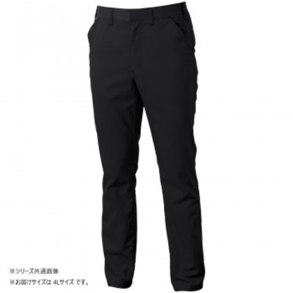 桑和 3478-09 スラックス 4Lサイズ ブラック(4)