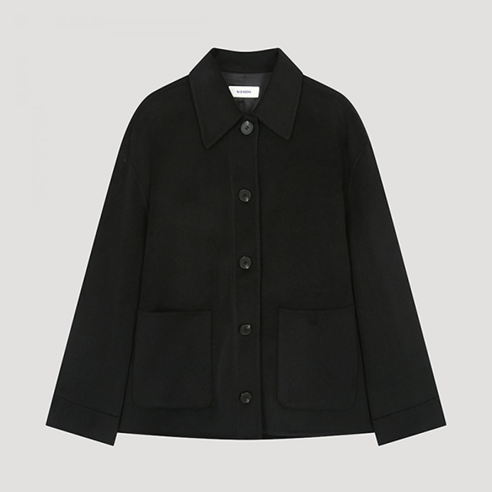 (シーズミス) ウールカラーハンドメイドジャケット_swhjko42010_BK