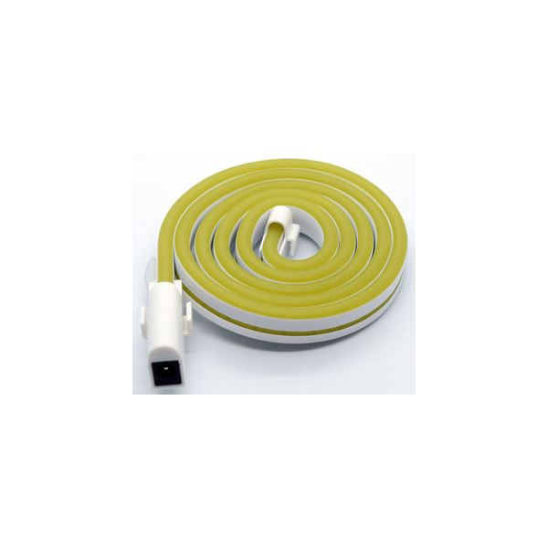 5個セット 日本トラストテクノロジー USBネオンチューブライト 1m イエロー NEONLT1M-YEX5