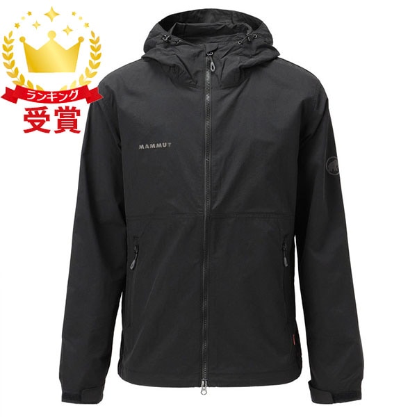 マムート MAMMUT ウェア ジャケット ハイキング ウィンドブレーカー フーデッド ジャケット アジアンフィット 1012-00391-0001 メンズ サイズはユーロ表記