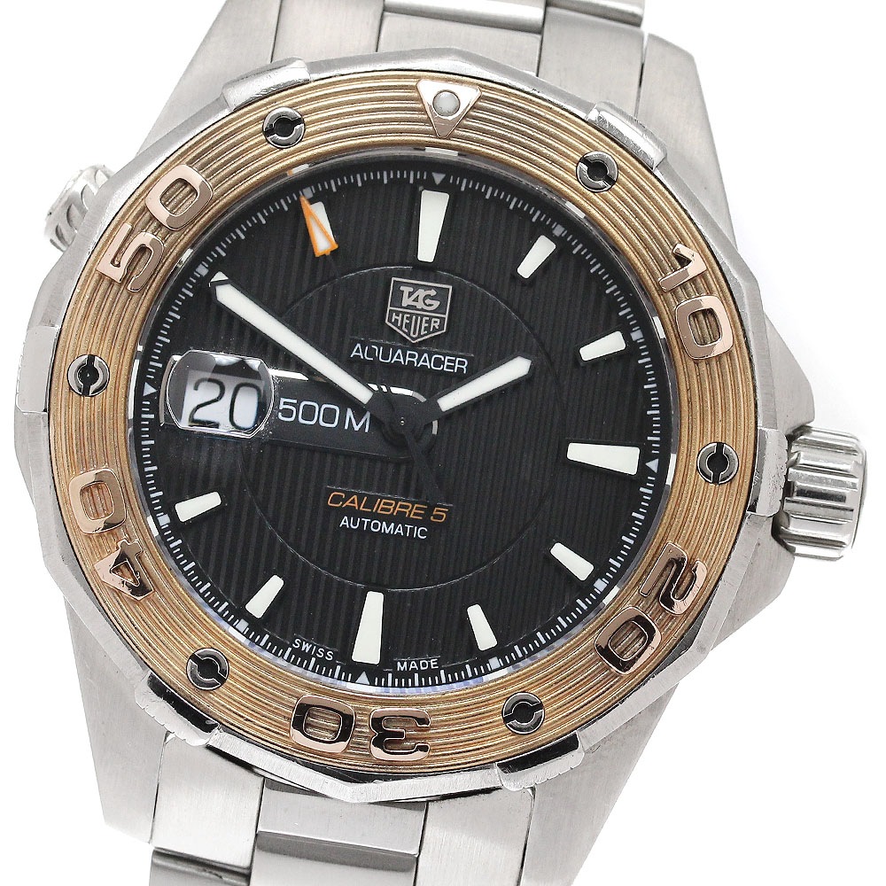 タグホイヤー TAG HEUER WAJ2150 アクアレーサー キャリバー5 デイト 自動巻き メンズ _949628【中古】