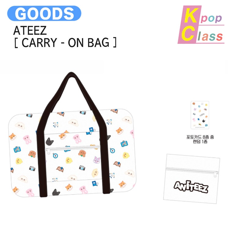 国内発送 [フォトカード付] ATEEZ [ CARRY - ON BAG ] ANITEEZ IN THE CALLING / 公式グッズ / 予約商品