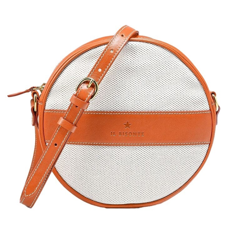 ショルダーバッグ レディース クロスショルダー クロスボディバッグ 丸形 円形 ナチュラル キャラメル BCR353TCV005NA300B