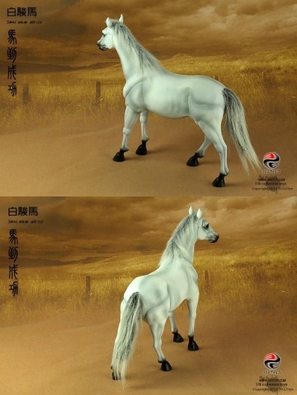 新品未開封303toys 1/6 White Horse 馬 白 スケールアクションフィギュア　NO.108