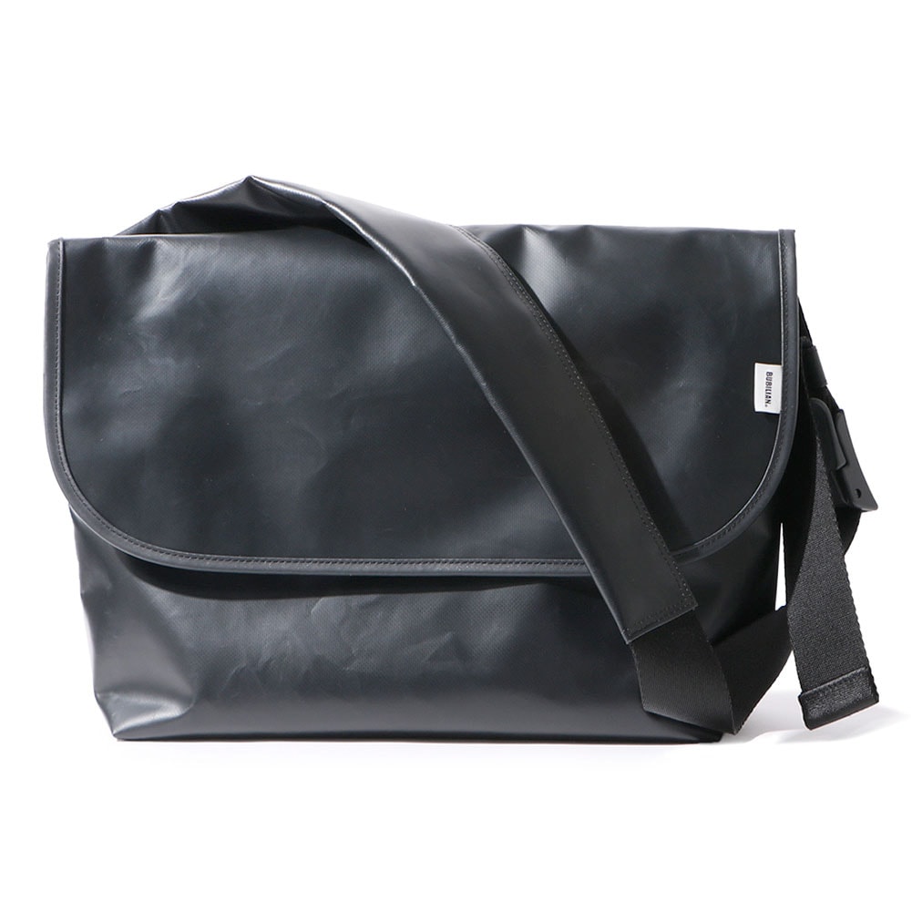 Ahmes Messenger Bag [BLACK] 韓国 男女共用 外出用 デート 贈り物 韓流 中学生 高校生 新学期 デイリー カジュアル 人気