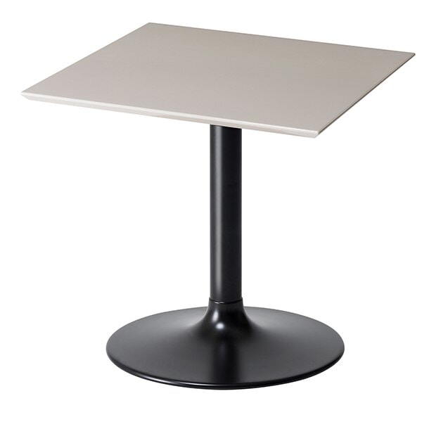 テーブル 正方形 ダイニングテーブル LIETO 70cm角 （ カフェテーブル つくえ 机 開梱設置 開梱設置無料 コーヒーテーブル スクエア 鏡面 ハイテーブル リビングテーブル ）