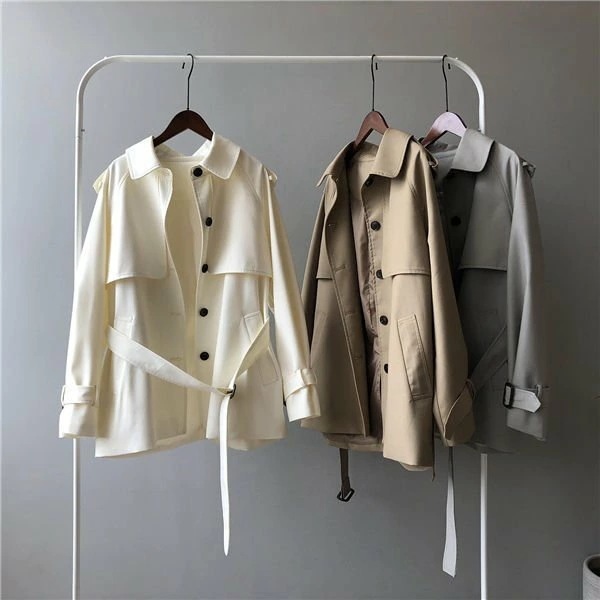 トレンチコート レディース スプリングコート トレンチ 春秋 ミドル丈 ジャケット コート オシャレ 入学式 卒業式 通勤 通学 入園式 バレンタイン プレゼント