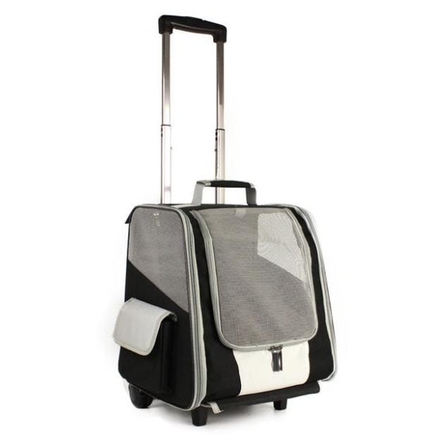 2枚1OO円OFF！緊急SALE!!!犬猫用ペットキャリーバッグ リュック 4in1多機能 ペットキャリーカート キャスター付き 犬キャリーバッグ 猫きゃりーバッグ リュック 手提げ