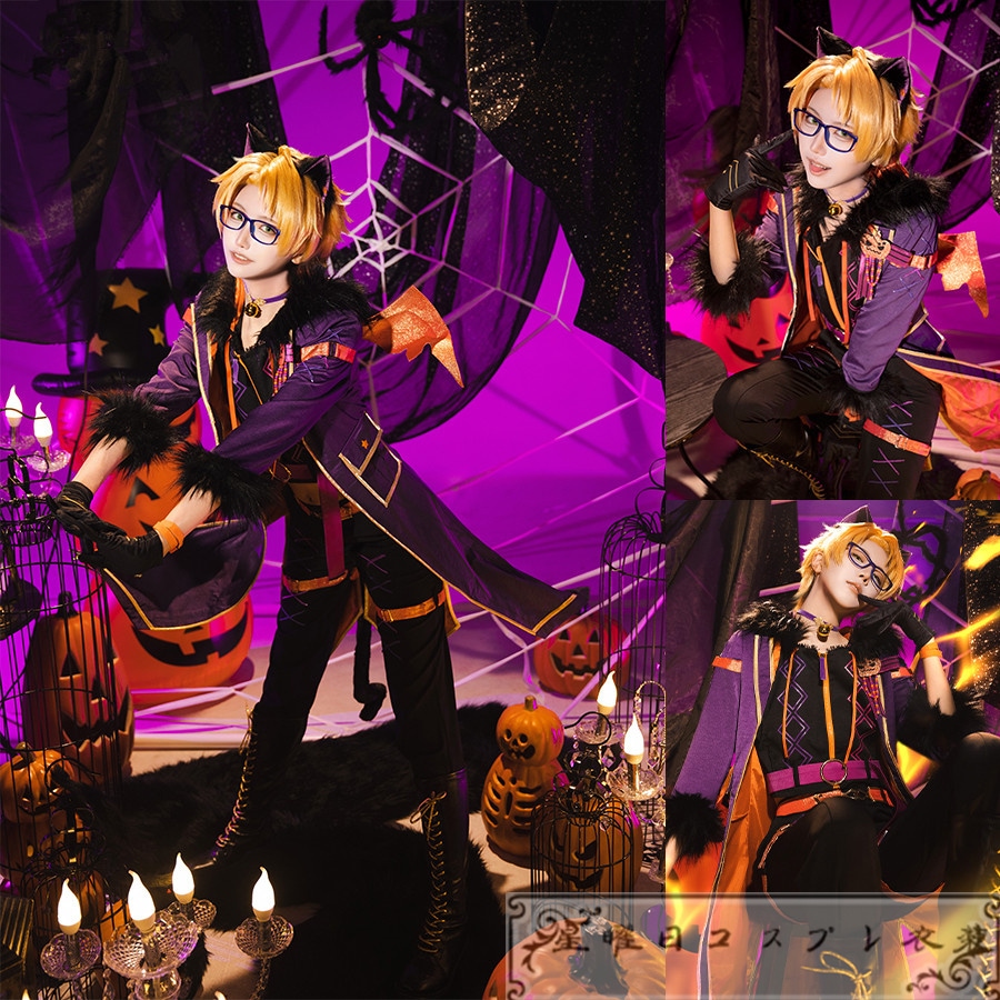 ES あんスタMusic Trickstar　噪音渦巻くホラーナイトハロウィン 遊木真 衣更真緒 明星スバル 氷鷹北斗 コスプレ衣装 コスチューム