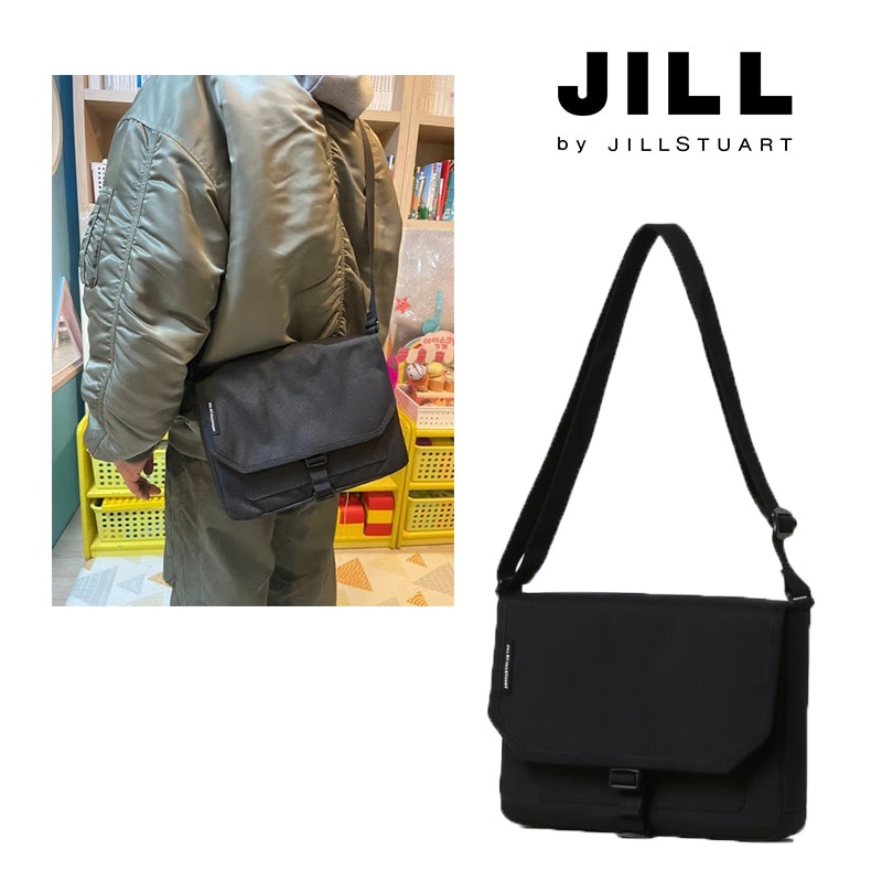 CORDURA BUCKLE MEDIUM CROSS BAG JLBA5F728BK メッセンジャーバッグ 斜め掛け ショルダーバッグ フラップバッグ 四角 スクエア ナイロン レディース メンズ