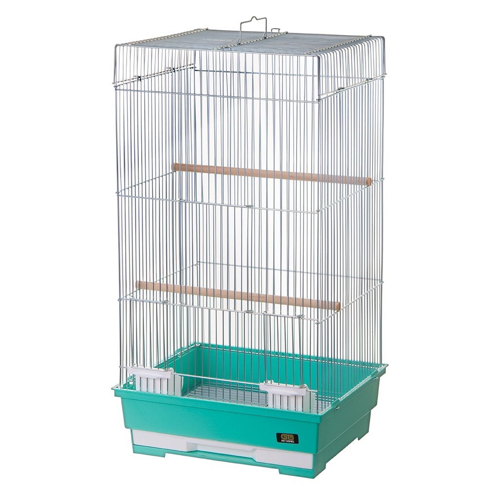 鳥籠　３２５－Ｌ　角　色おまかせ（ピンク／ブルー／グリーン／ホワイト）　ＣＲＣ55―15―10―15―00