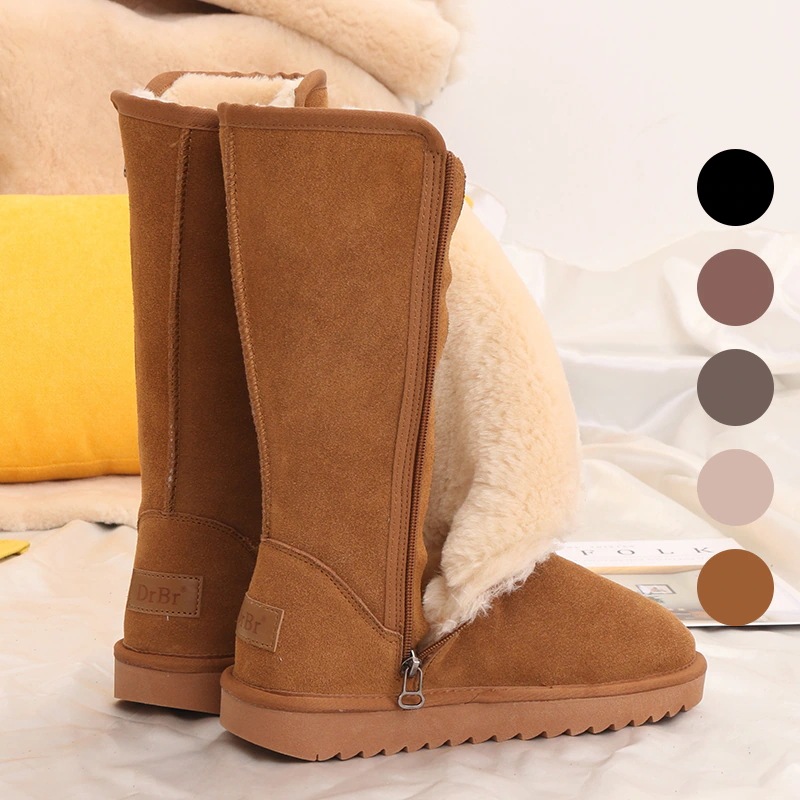 VMT18 韓国 ブーツ 牛革+ウール スノーブーツ ショート大人気 ブーツ ムートンブーツ 厚くて暖かい 本革 裏起毛 長靴 ブーツ レディース 冬のブーツ 靴 厚底ブーツ 秋 冬 韓国ファッション 6,287円