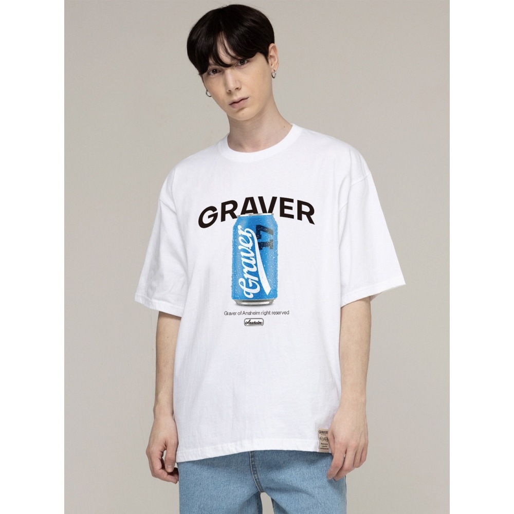GRAVER コールドアイスキャンショートスリーブ T シャツホワイト