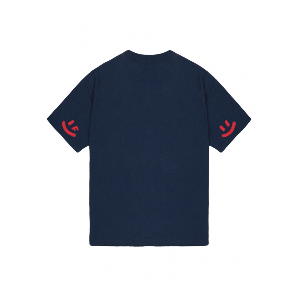 GRAVER エルボースプレースマイルドローイング半袖Tシャツネイビー 6,644円