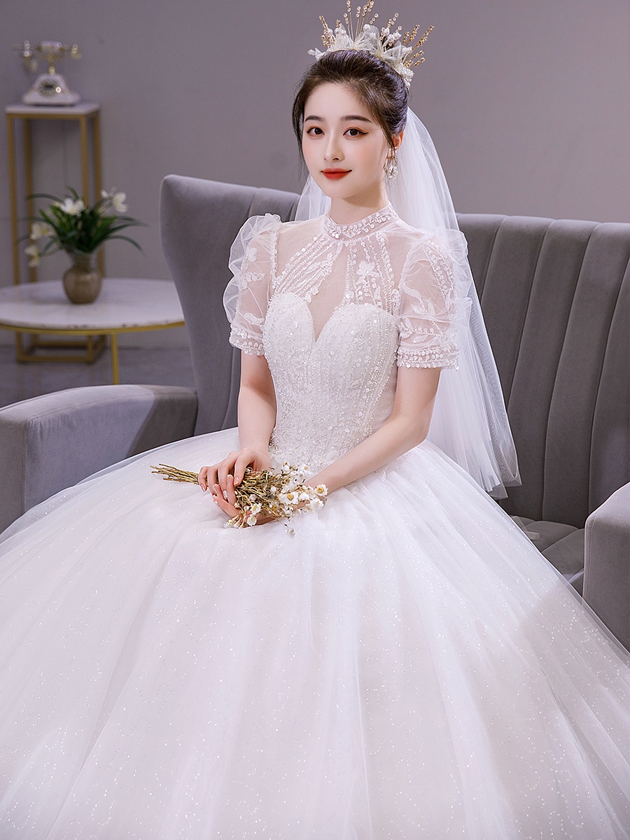 花嫁の敬酒服、ウェディングドレス、中国風ウェディングドレス