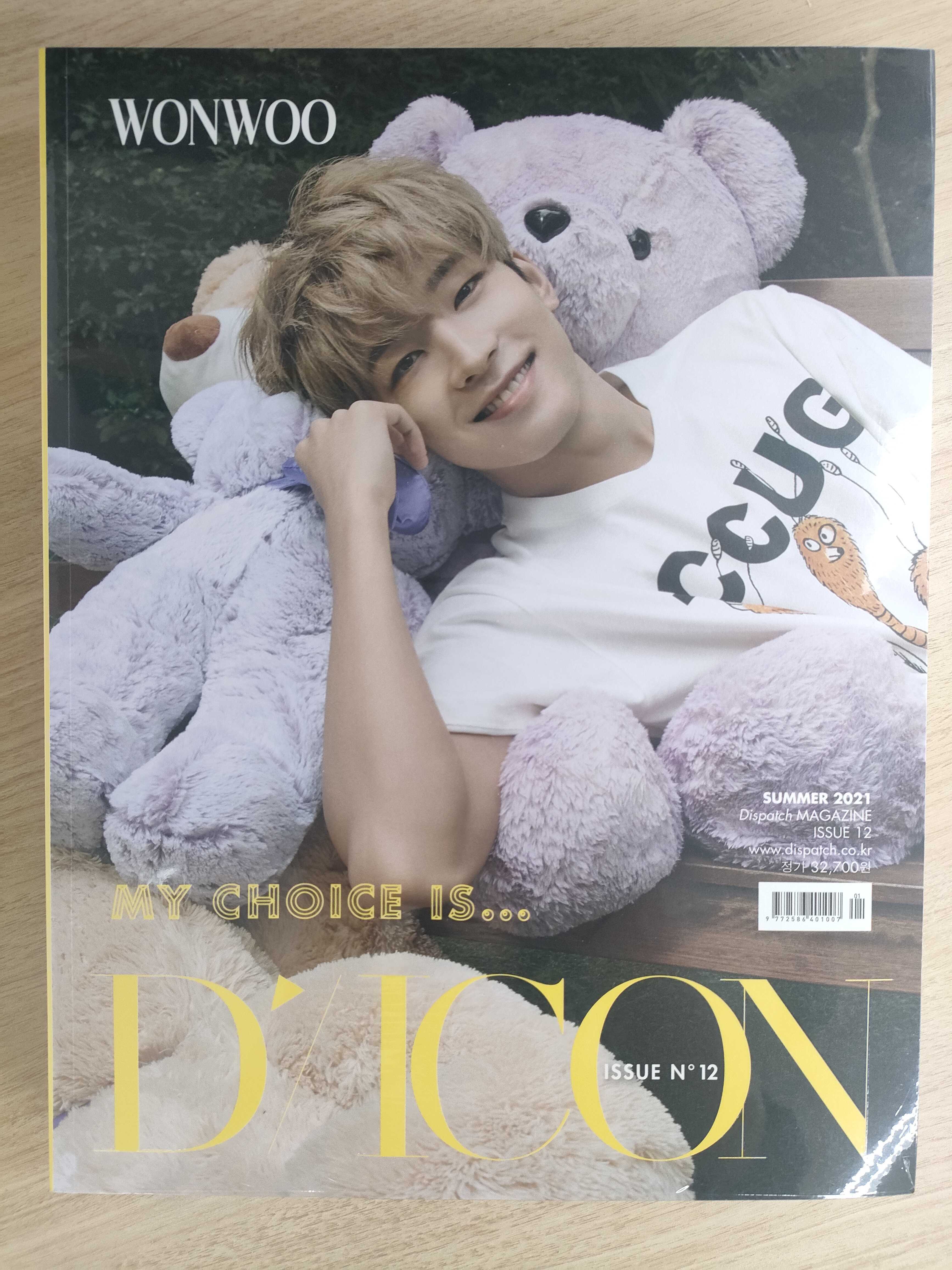 【未開封品】Dicon Vol.12 SEVENTEEN『My choice is…』WONWOO Specialバージョン