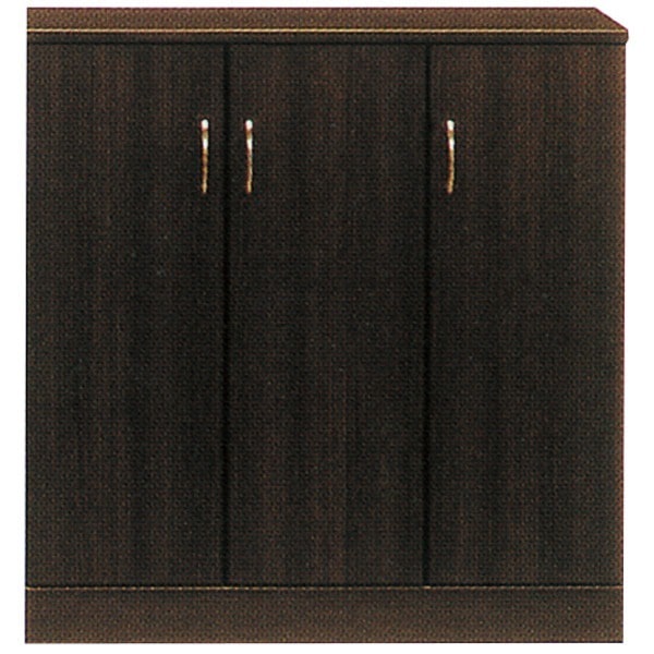 ローシューズボックス(下駄箱) 幅90cm奥行38cm高さ92cm 日本製 ブラック PLAZA2プラザ2 完成品 開梱設置