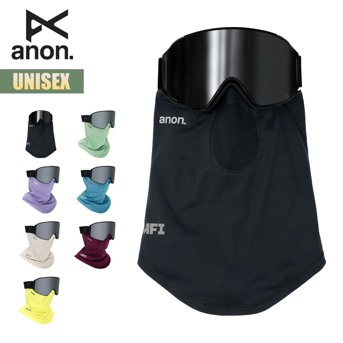 アノン ネックウォーマー 25-26 anon MFI ライトウェイト W26JP-238111 Anon MFI Lightweight Neck Warmer メンズ キッズ レディース