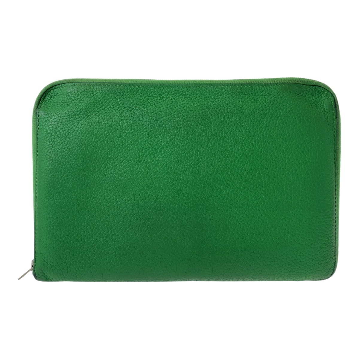 アザップ TGM グリーン シルバー金具 レザー 長財布 ロングウォレット 男女兼用 T刻印 メンズ 504707