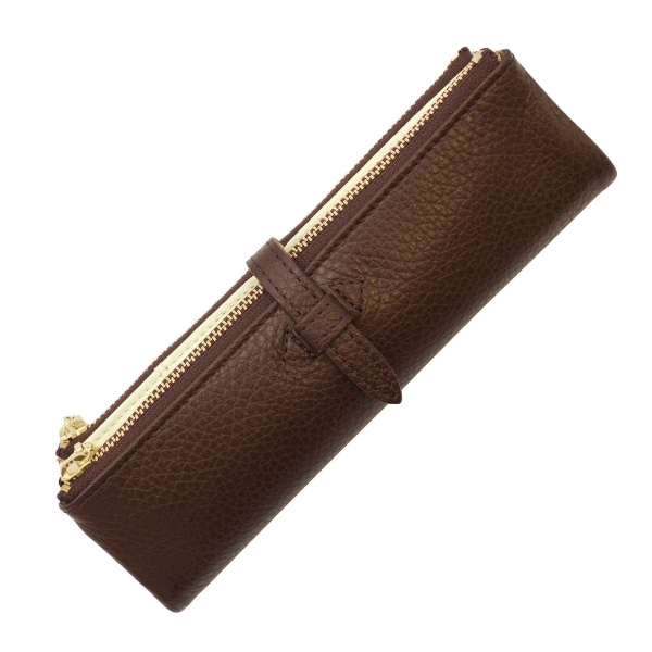 KDMオリジナル ルポ2/セカンド 本革 ペンケース【ダークブラウン(GRACE)】 筆箱 ギフト RPS2-81 DB