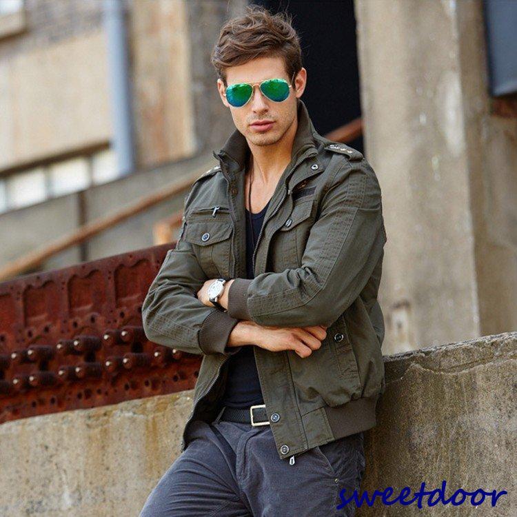 春秋冬 メンズ 大きいサイズ メンズコート ミリタリー メンズ ブルゾン ジャンパー防風 アウター カジュアル30代40代50代60代